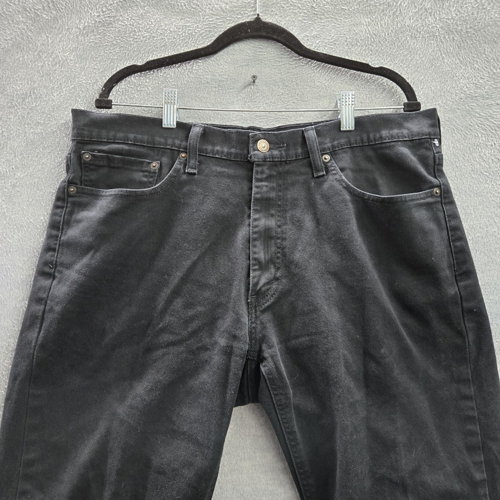 Levi's 541 Men Jeans 36X32‎ Black Denim Athletic Fit 30" Inseam - Picture 6 of 12